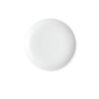 White round object on a white background