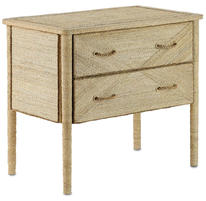 Kaipo Rope Two Drawer Chest by Currey and Company