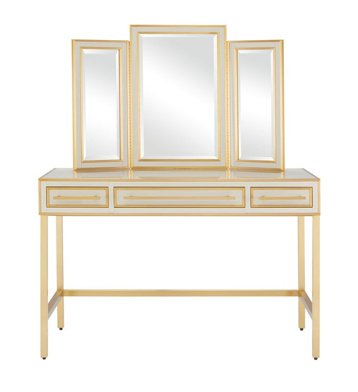 Arden Ivory Vanity by Currey and Company