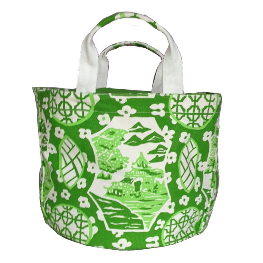 Canton in Green Tote by Dana Gibson
