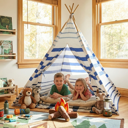 Nautical Stripe Teepee Tent Toy