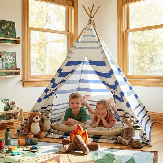 Nautical Stripe Teepee Tent Toy