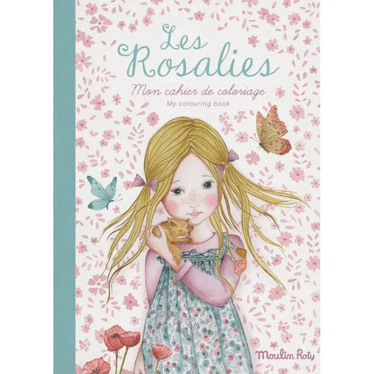 Coloring Books with Stickers – Les Rosalies - Free with Purchase of Doll