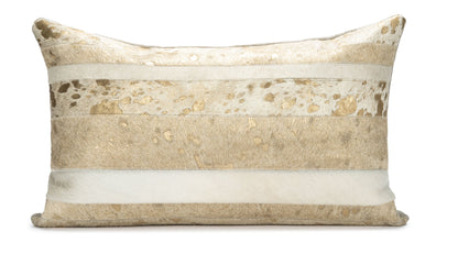 COW HIDE MINI LUMBAR PILLOW