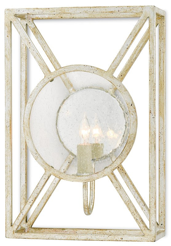 Beckmore Silver Wall Sconce by Currey and Company