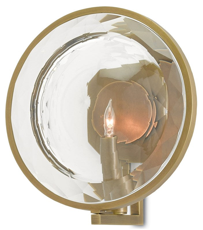 MarjieScope Brass Wall Sconce by Currey and Company