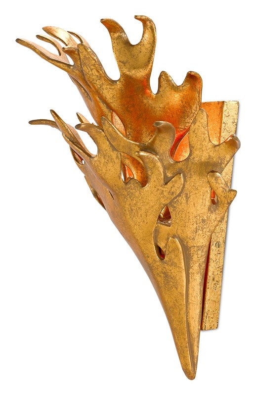Formby Gold Wall Sconce by Currey and Company