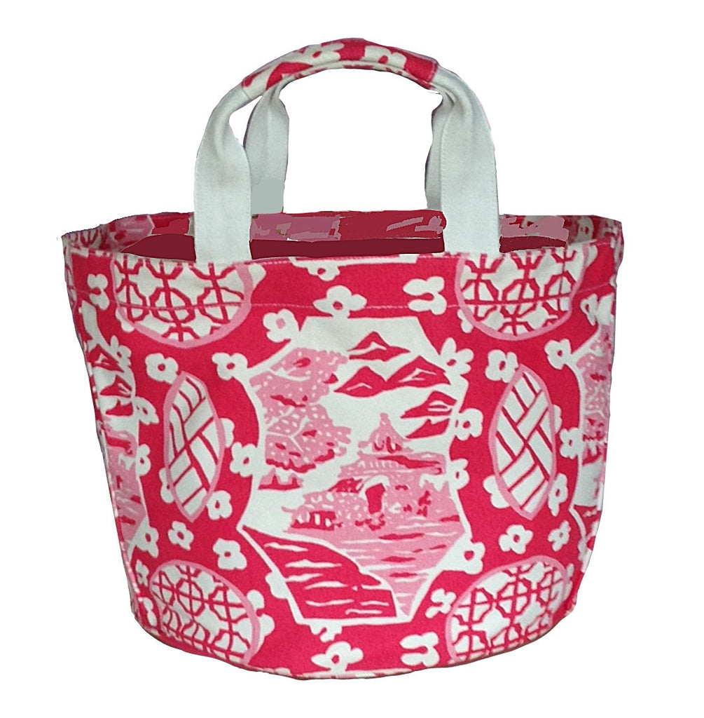 Canton In Pink Tote by Dana Gibson
