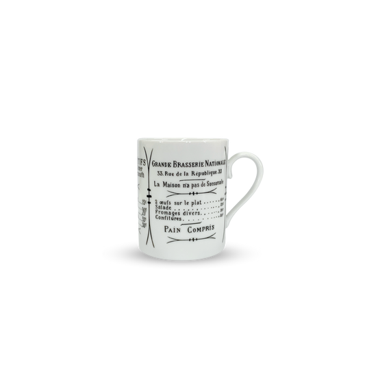 Brasserie Mug, Set of 4