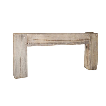 Giza 84" Console Table in Antique White by Classic Home