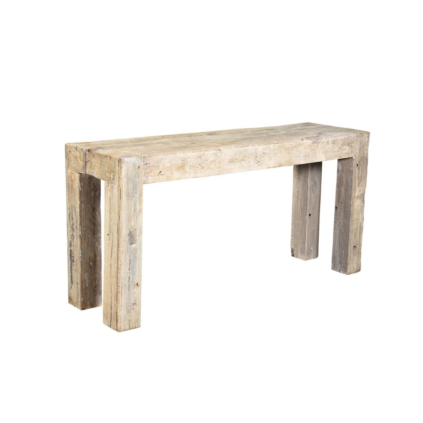 Giza 84" Console Table in Antique White by Classic Home