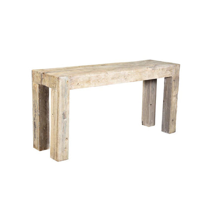 Giza 84" Console Table in Antique White by Classic Home