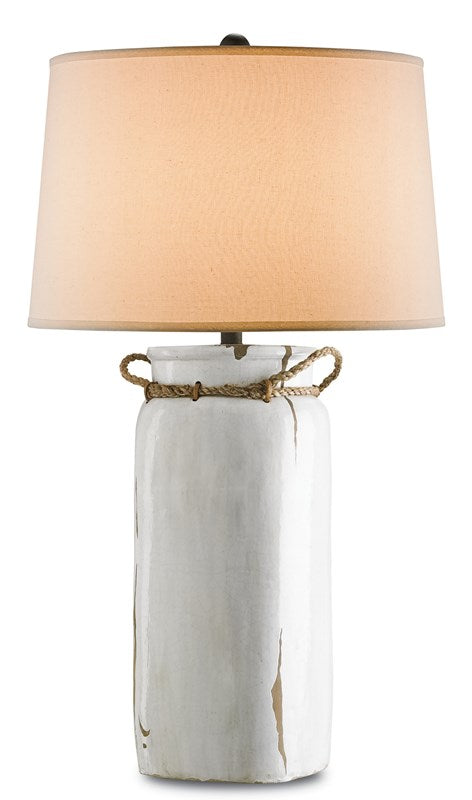 Sailaway White Table Lamp by Currey and Company