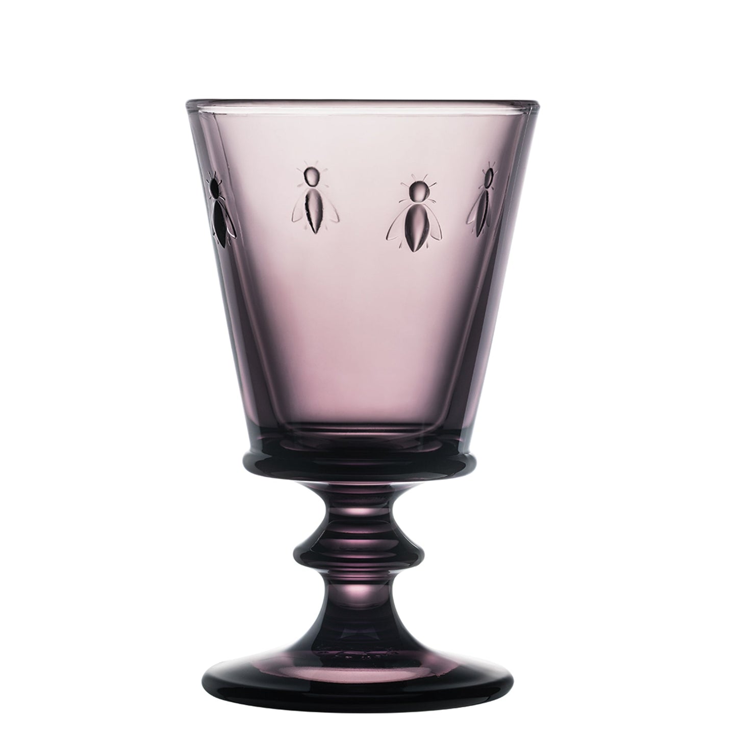 Bee Wine Glass Eggplant Set-6