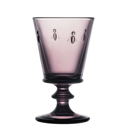 Bee Wine Glass Eggplant Set-6