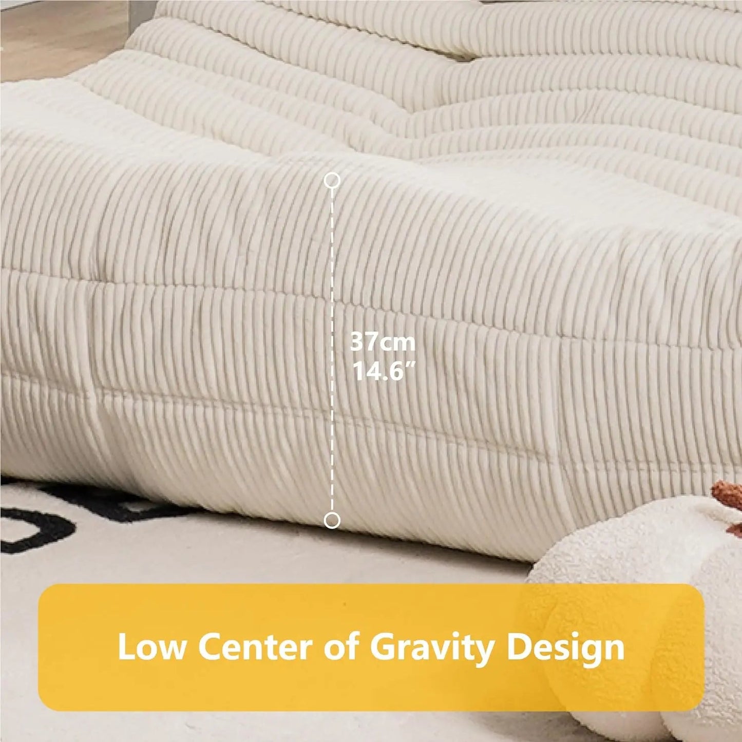 Bean Bag Sofa Loveseat