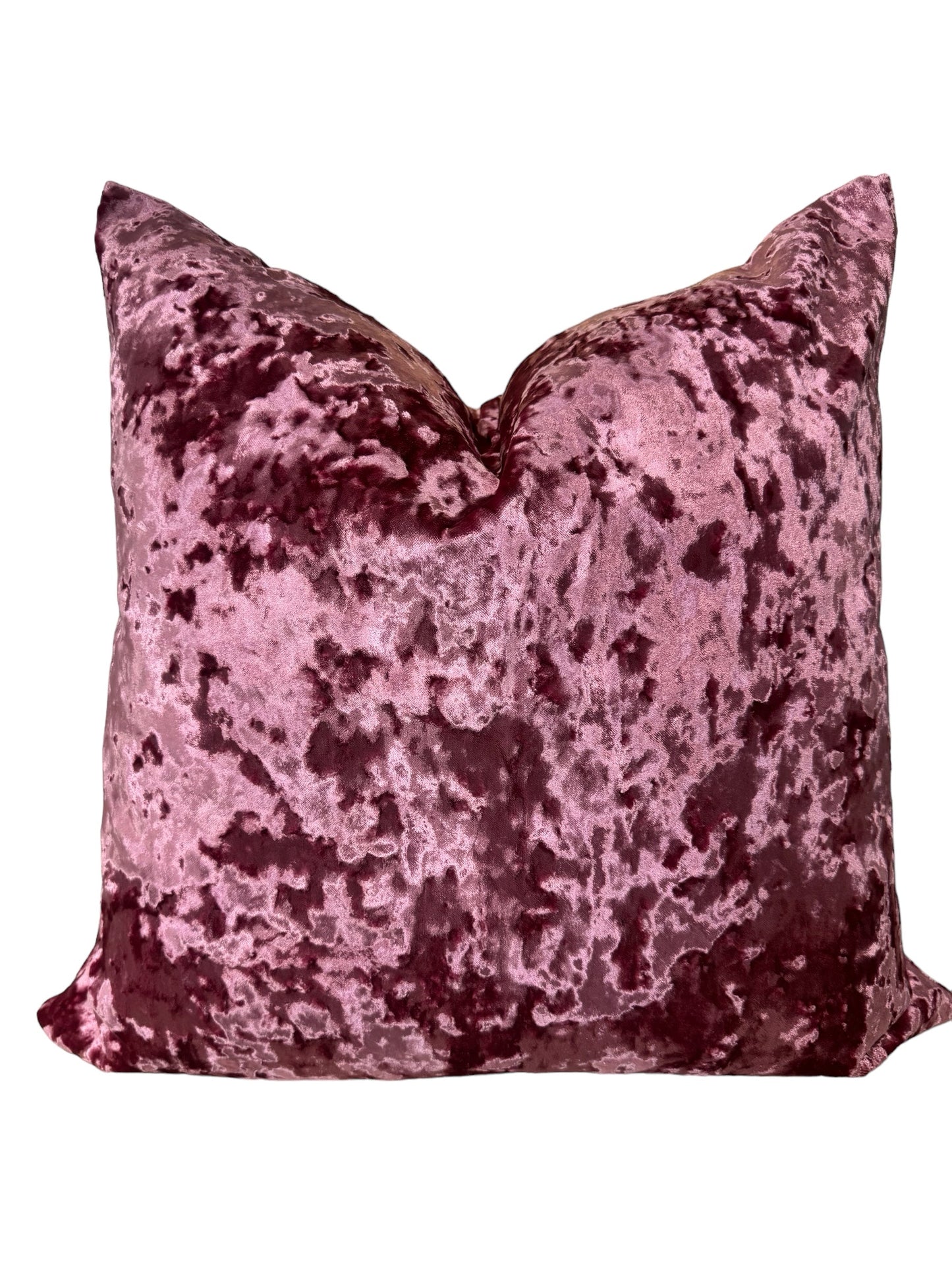 CRUSHED VELVET THROW PILLOW