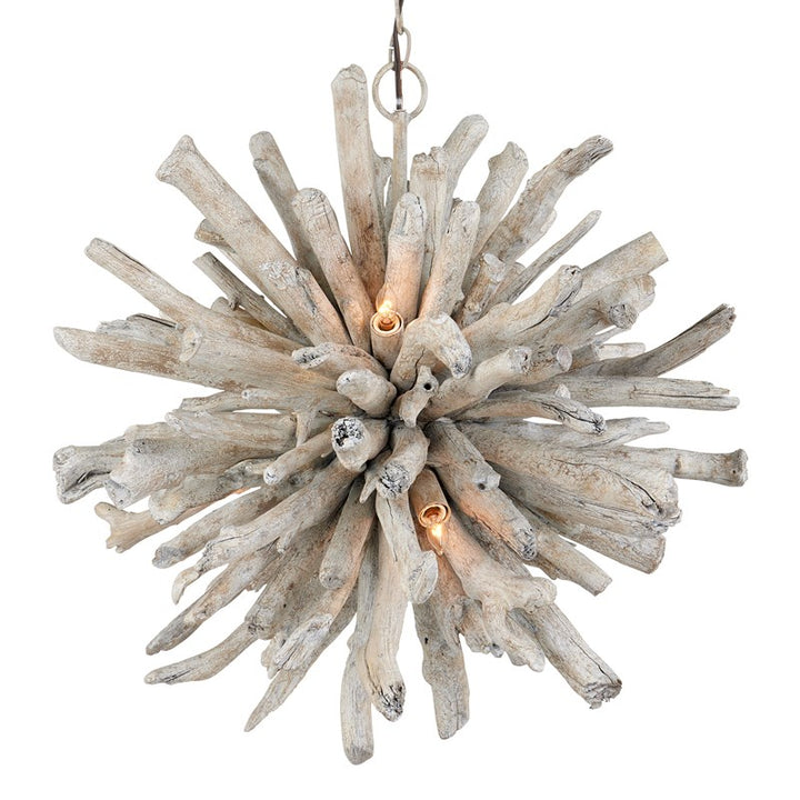 Kuka Driftwood Pendant by Currey and Company
