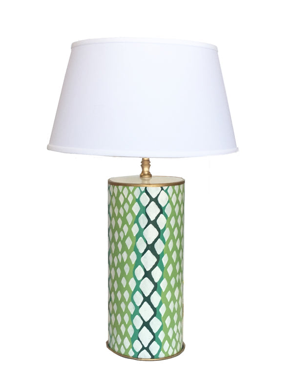 Green Python Lamp by Dana Gibson