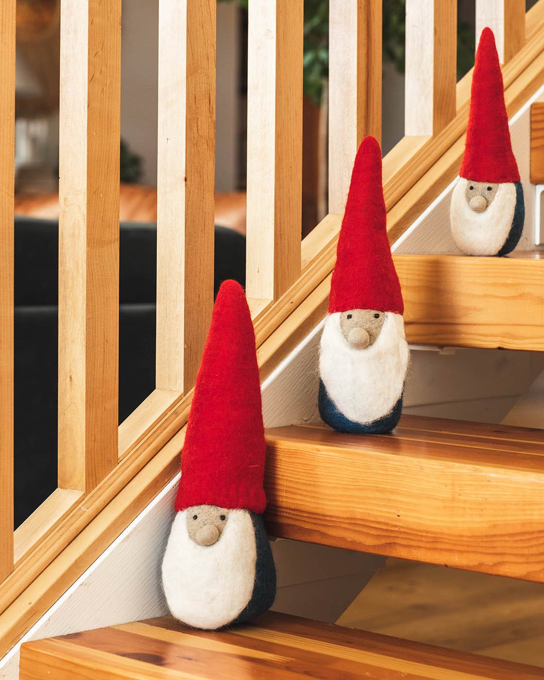 Nordic Felted Christmas Gnomes