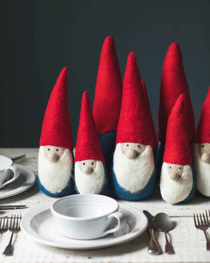 Nordic Felted Christmas Gnomes