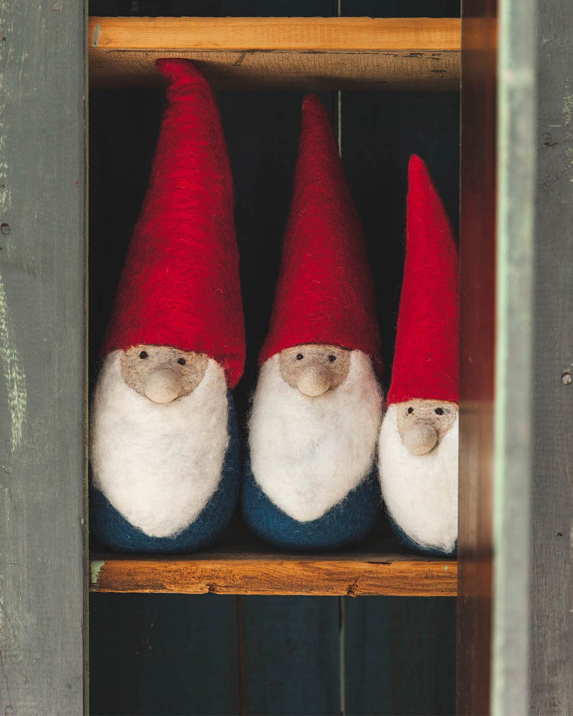 Nordic Felted Christmas Gnomes