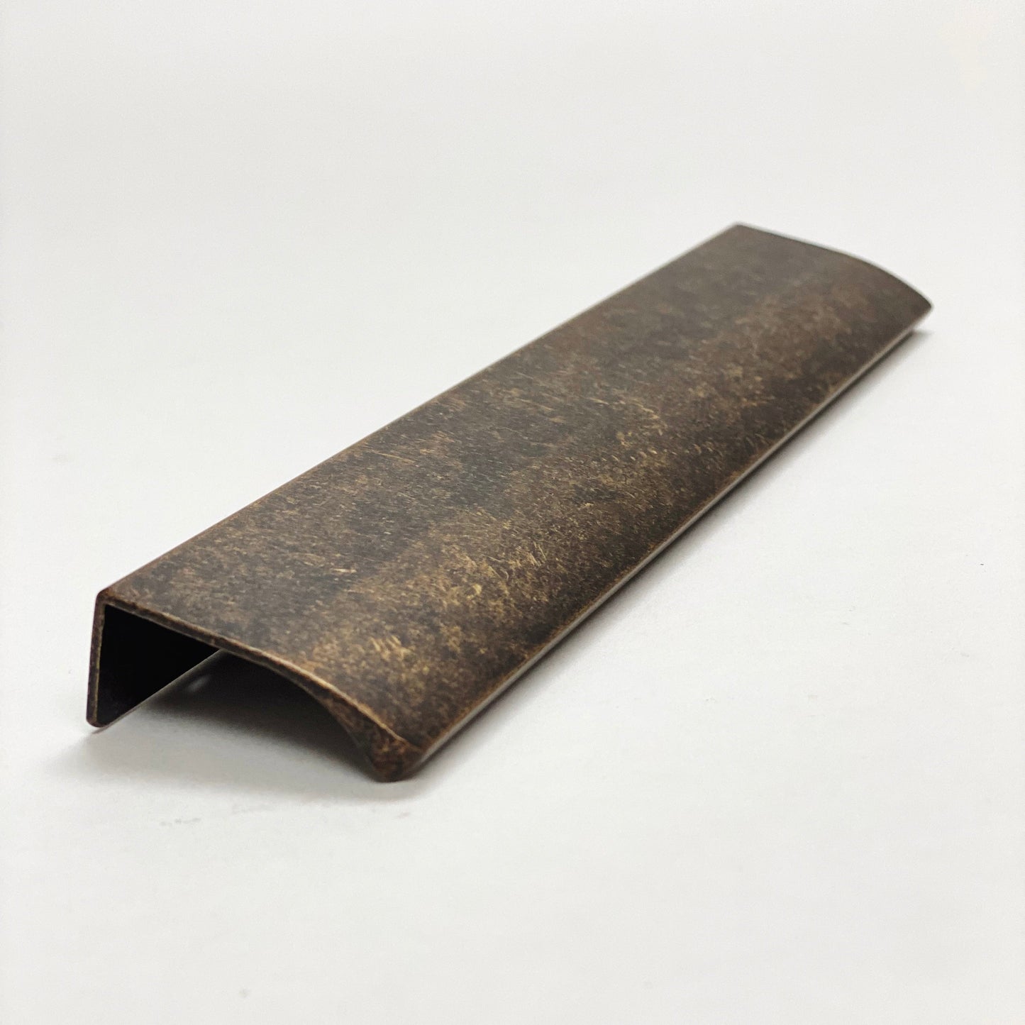 Tab Antique Brass "Edge" Finger Drawer Pulls