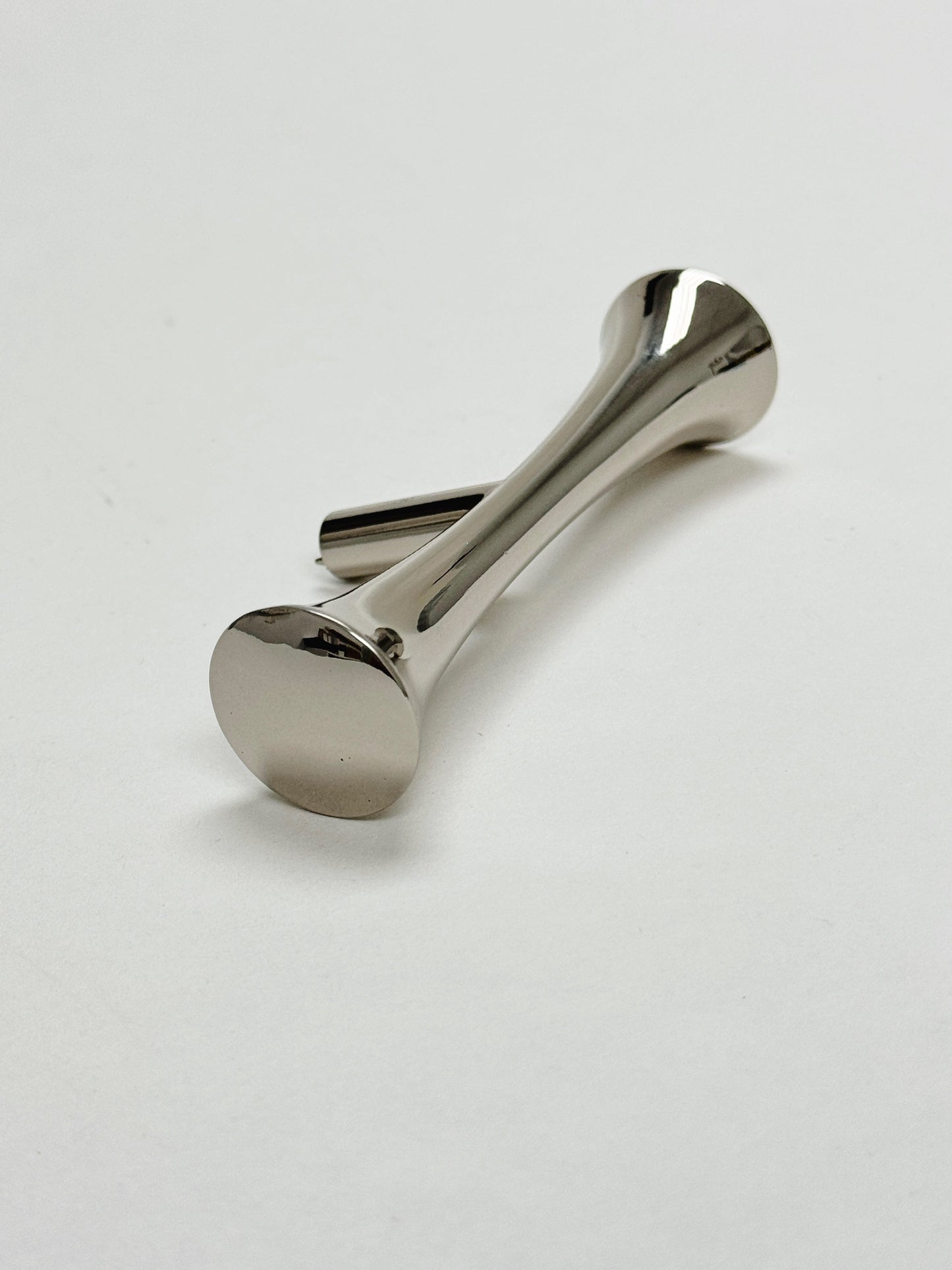 Hourglass "MCM 01" Polished Nickel Mid-Century Cabinet Pull