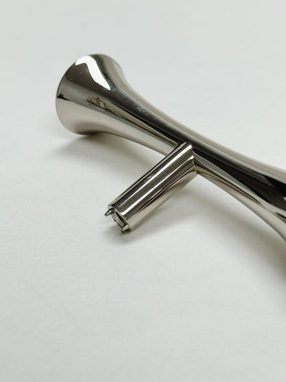 Hourglass "MCM 01" Polished Nickel Mid-Century Cabinet Pull