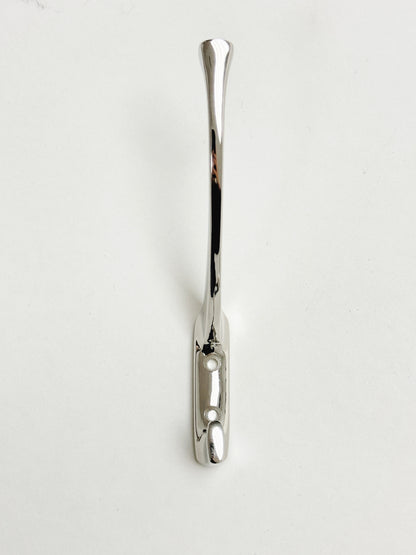 Polished Nickel "Zen" Wall Coat and Hat Hook