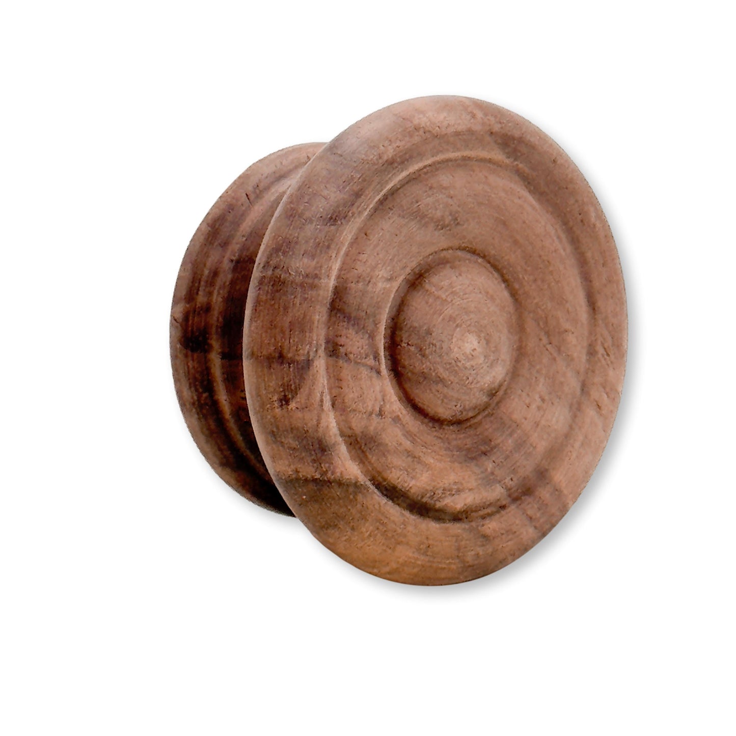 Round Walnut Cabinet Knob "Palmer" Wood Knob