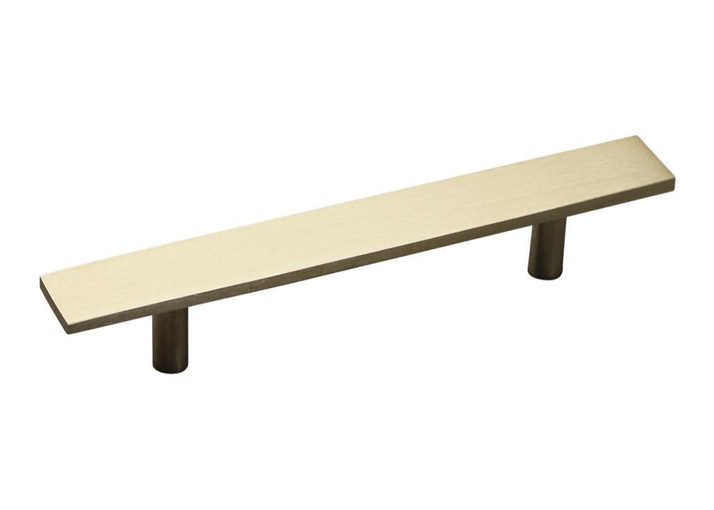Modern Flat Bar Pull, Brass