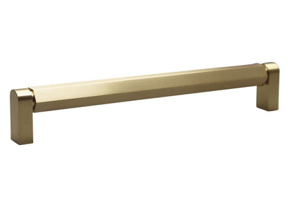 Modern Hex Bar Pull, Brass-15% Discount thru April 7th