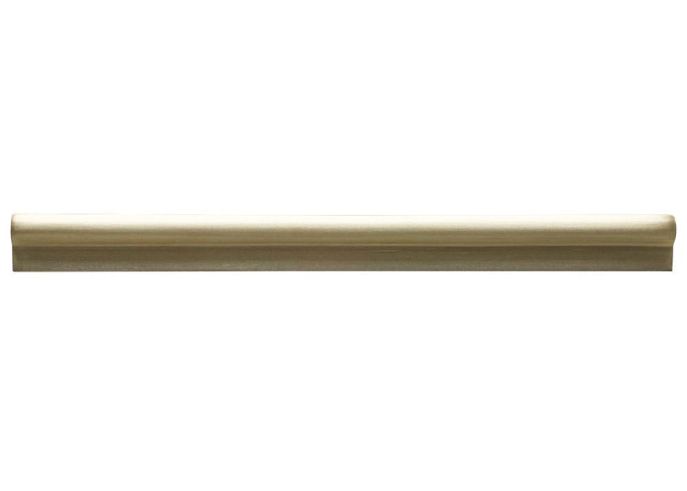 Large Modern Round Bar Pull, Brass