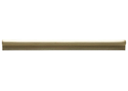 Large Modern Round Bar Pull, Brass