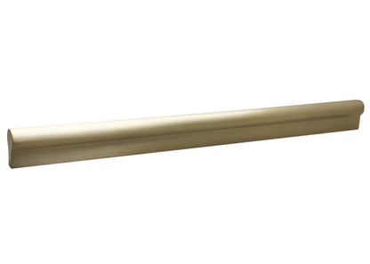 Large Modern Round Bar Pull, Brass