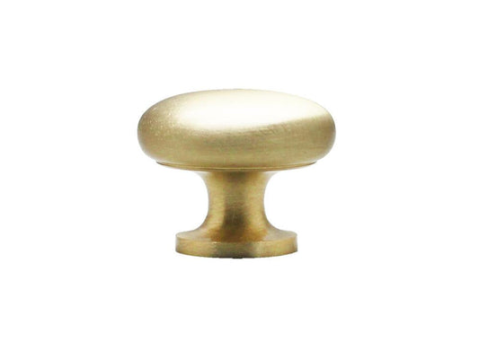 Traditional Round Knob, Brass