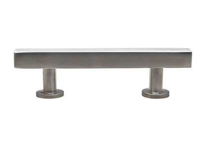Modern Square Bar Pull, Nickel