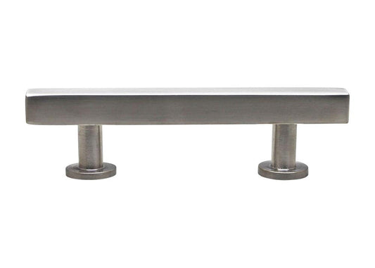 Modern Square Bar Pull, Nickel