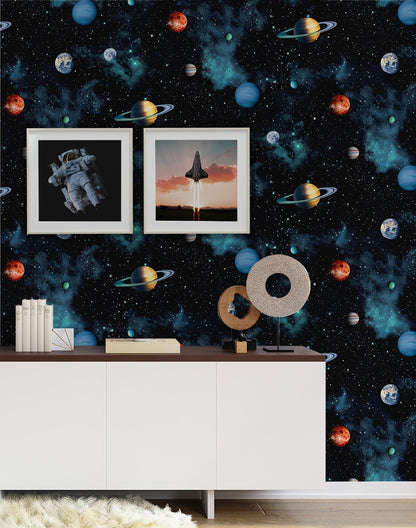 Cosmos Space Peel and Stick Removable Wallpaper