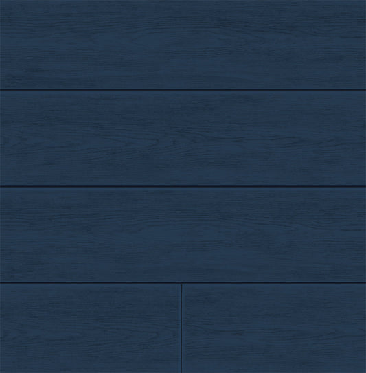 Coastal Blue Shiplap Peel and Stick Removable Wallpaper