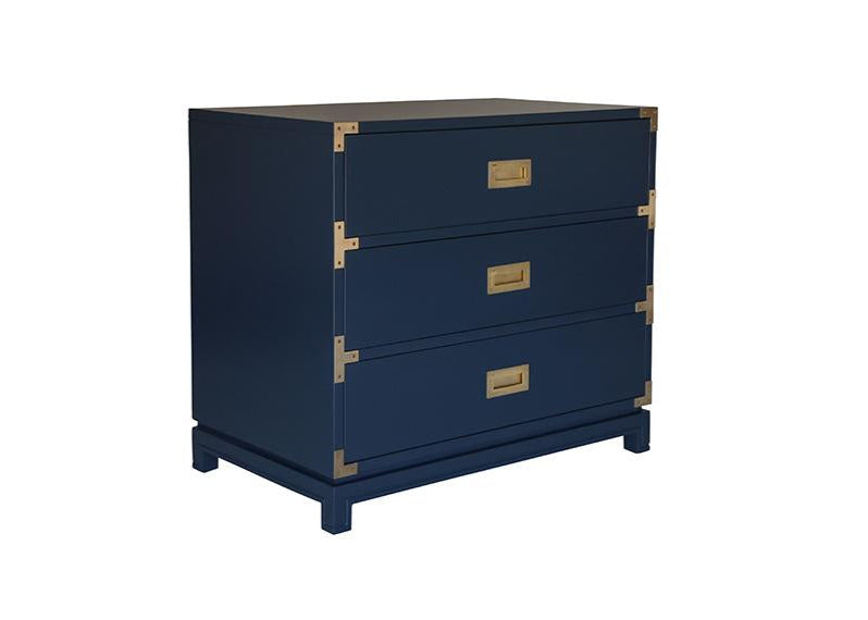 Carlyle Campaign Dresser - Ave Home - Blue | Highboy, Bureau