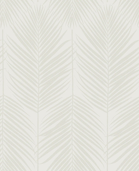 Persei Palm Glass Beaded Botanical Unpasted Wallpaper