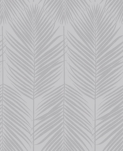 Persei Palm Glass Beaded Botanical Unpasted Wallpaper