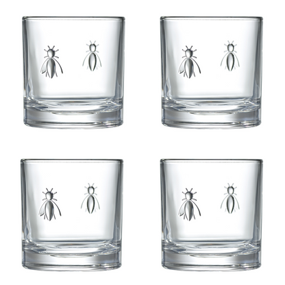 Bee Whiskey Glasses
