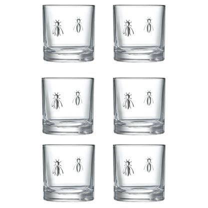 Bee Whiskey Glasses