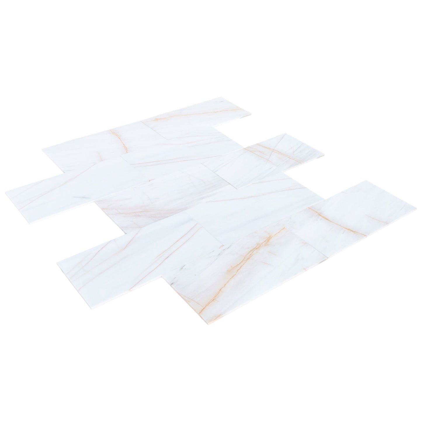 Bianco Dolomite Golden Spider Marble Polished Floor and Wall Tile - Livfloors Collection