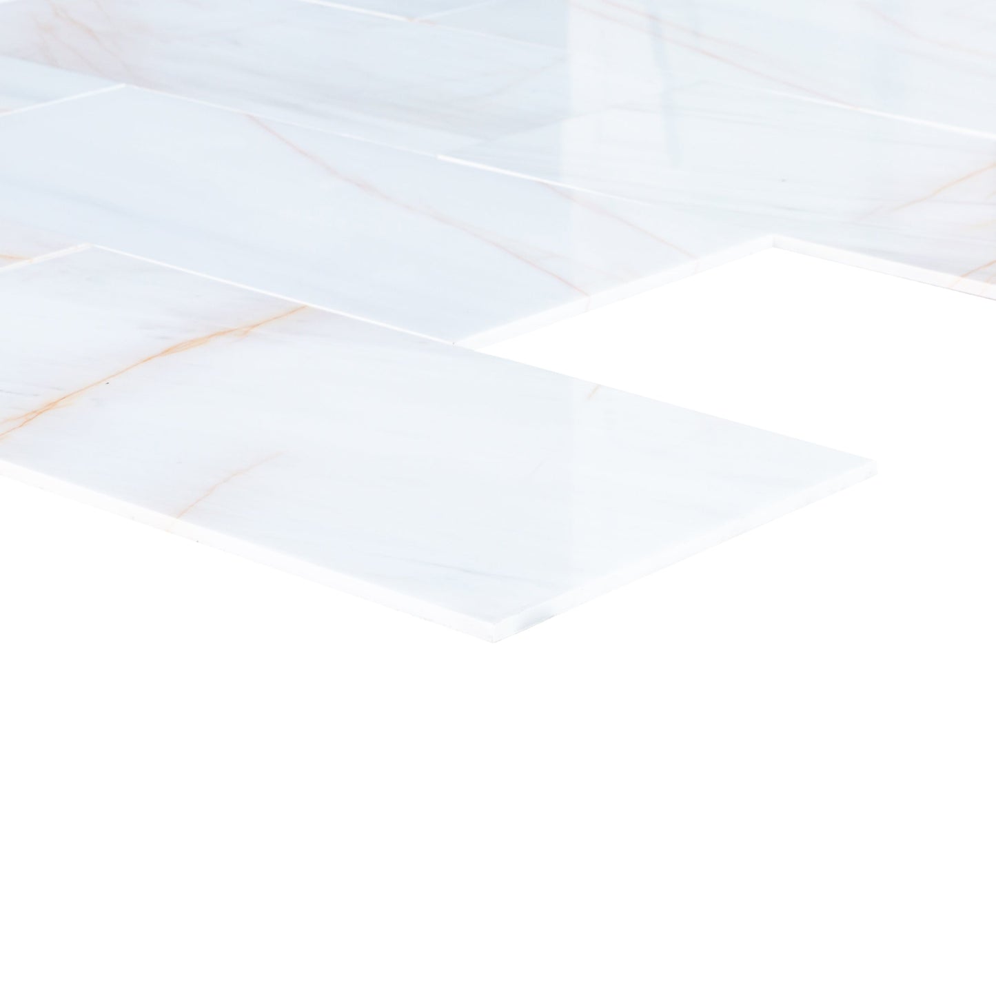 Bianco Dolomite Golden Spider Marble Polished Floor and Wall Tile - Livfloors Collection