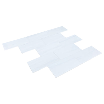 Bianco Dolomite Standard Marble Polished Floor and Wall Tile - Livfloors Collection