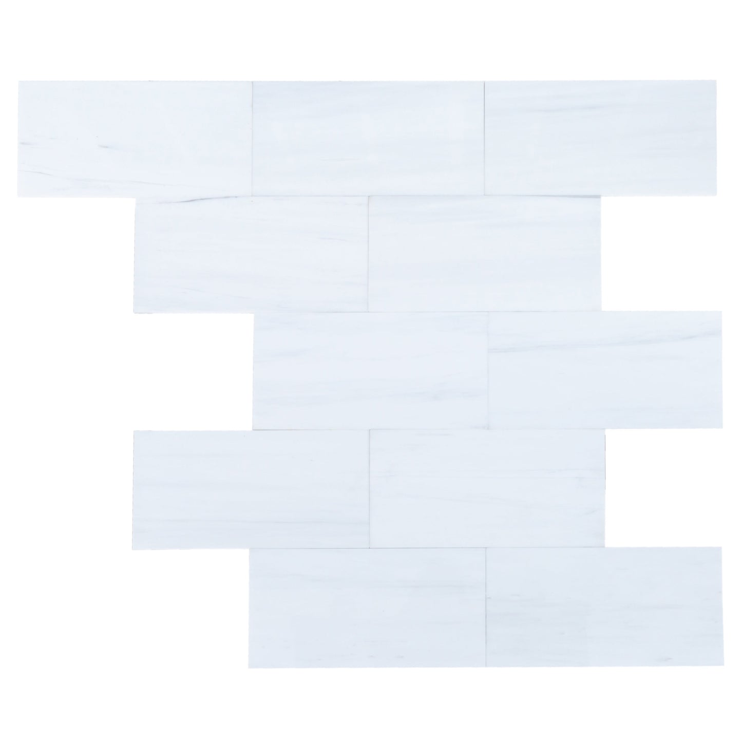 Bianco Dolomite Standard Marble Polished Floor and Wall Tile - Livfloors Collection